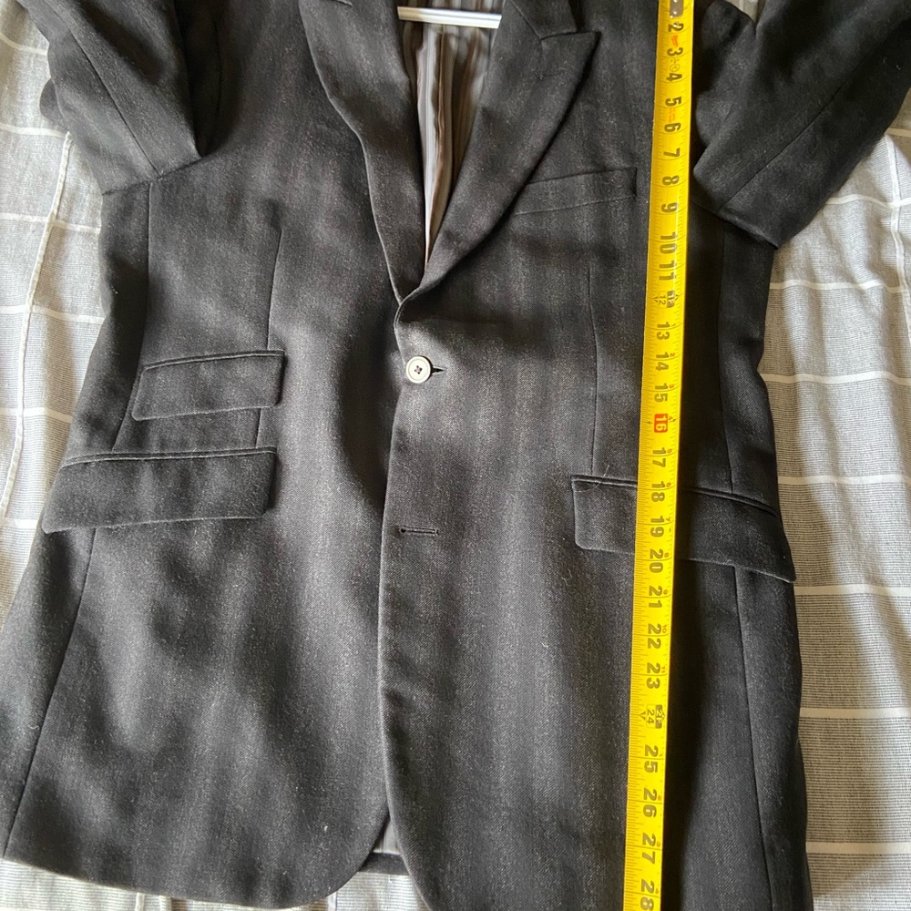 Kroon Men’s 40R Striped gray and black Blazer - Picture 11 of 12